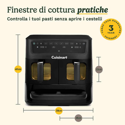 Cuisinart Tri Zone 13,6L Heissluftfritteuse & Ofen - 3 Zonen