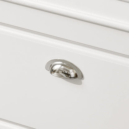 SoBuy FSR82-K-W Schuhbank mit Stauraum und Sitzkissen - Weiss