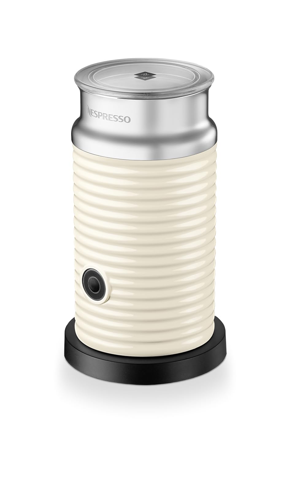 NESPRESSO Aeroccino3 Elektrischer Milchaufschäumer - Weiss: Zylindrisch, weiß. Schafft cremigen Kalt- oder Heißmilchschaum und erwärmt Milch.