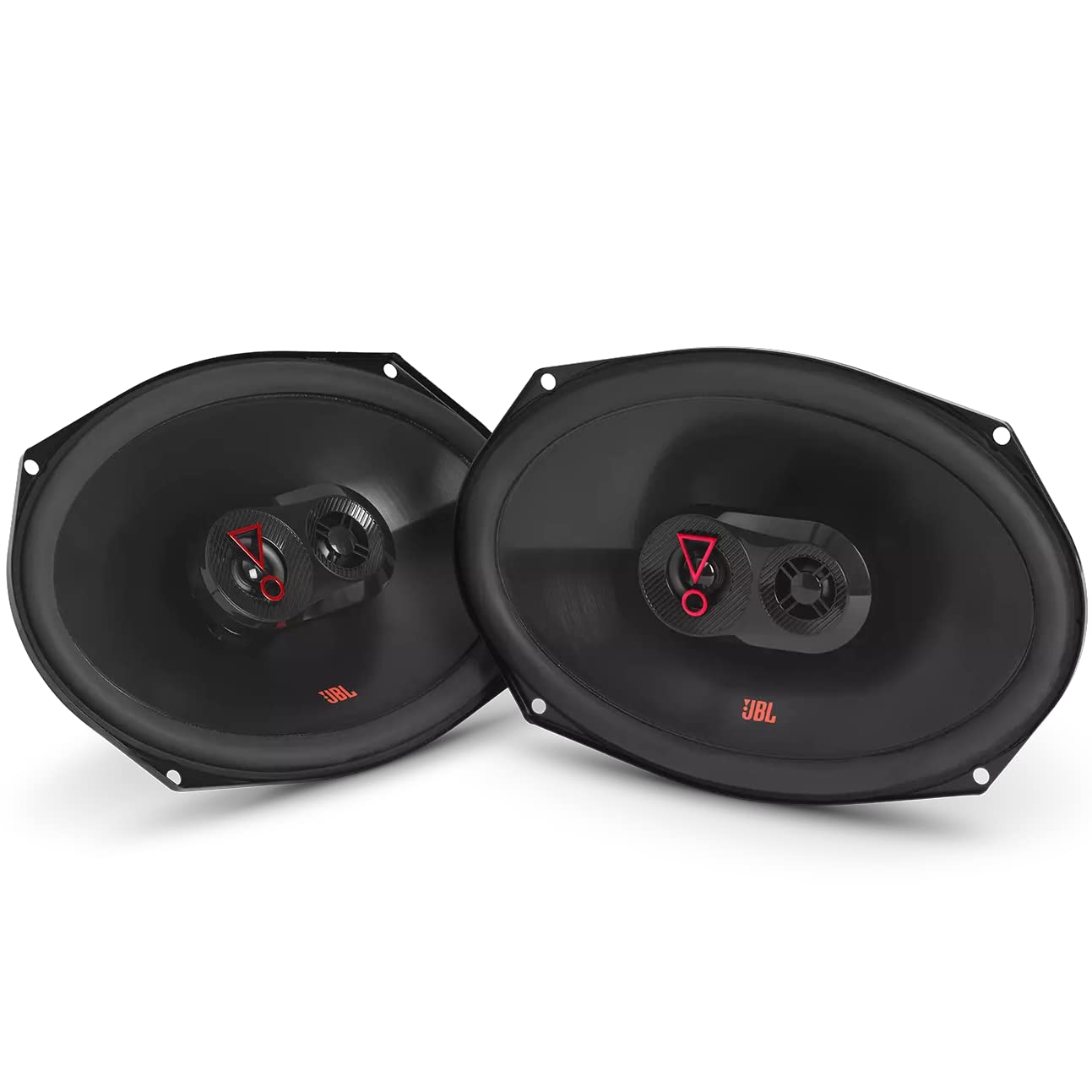 JBL Stage3 9637F 3-Wege Auto Lautsprecher Set - 6x9 Zoll, schwarze ovale Lautsprecher zur Audio-Wiedergabe im Auto.