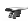 Atera Signo RTD Dachträger - Alu Aero Silber für Dachreling 122cm: Silberne, aerodynamische Aluminium-Querstreben. Zum Transport auf Dachreling.
