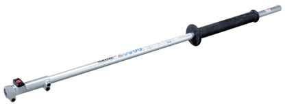 Makita LE400MP Schaftverlängerung 100 cm (191E24-8). Lange, zylindrische, schwarze Metallstange zur Reichweitenverlängerung von Makita Aufsätzen.