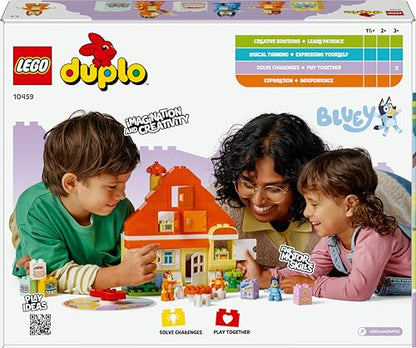 LEGO DUPLO Bluey Familienhaus Lernspielzeug - mit Memory-Spiel - 10459