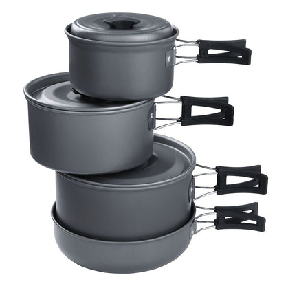 yourGEAR Ranger V Camping Kochgeschirr Set 7-teilig für 4-5 Personen