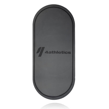 4athletics CrossHero Jump-Mat – ovale Seilspringmatte, 8 mm, Grau