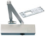 GEZE TS 2000 V BC Gestängetürschliesser 1-flügelig – Silber. Silberner Türschliesser mit Gestängearm zum automatischen Schliessen 1-flügeliger Türen.