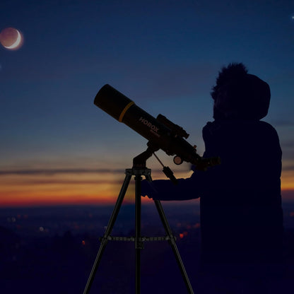 AstroView Refraktor Teleskop 80/500mm - Tragbar mit Zubehör