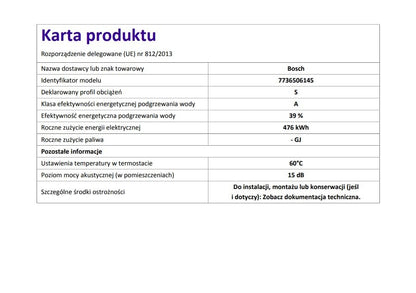 Bosch Tronic Comfort Plus Durchlauferhitzer – 21/24/27 kW weiss