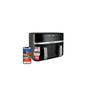 Russell Hobbs SatisFry Heissluftfritteuse 9 L, 2 Körbe, 27681-56 in Schwarz-Silber mit zwei Frittierkörben