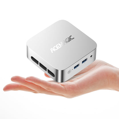 ACEMAGICIAN V1 Mini PC - Intel N150, 16GB/256GB, Win11 Pro. Schwarzer, kompakter Desktop-PC für Office & Home Entertainment.