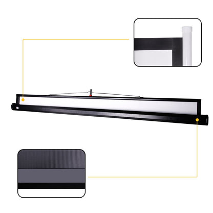 CCLIFE Beamer Leinwand Stativ Projektionsleinwand - Mobil