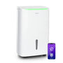 Klarstein DryFy Connect 50L Smart Luftentfeuchter - Weiss. Quaderförmiger, weißer Kondensationstrockner zur effektiven Raumluft-Entfeuchtung.