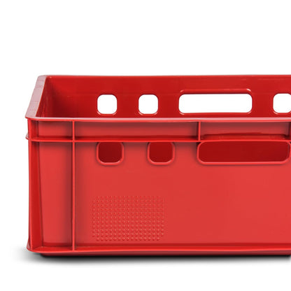 Gardivo E2 Eurobox rot 5 Stück 60x40x20 cm HDPE lebensmittelecht