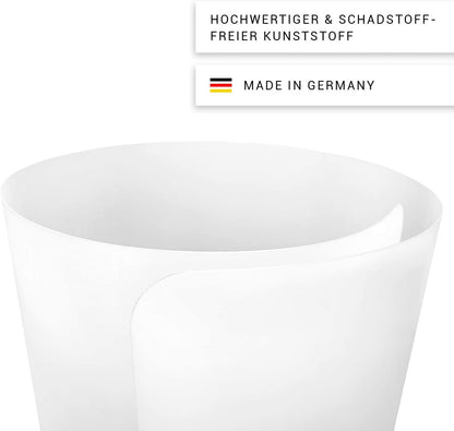 KLINOO Bodenschutzmatte Bürostuhl-Unterlage milchweiss 120 x 145 cm