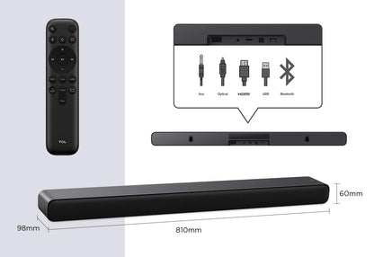 TCL S45HE Soundbar 2.0 Kanal – Dolby Atmos Bluetooth