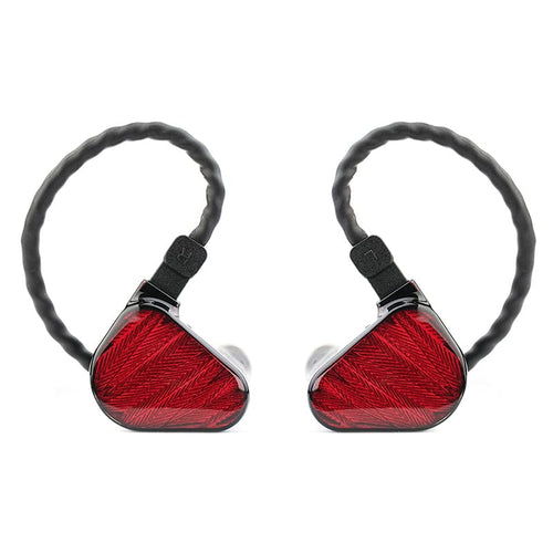 TRUTHEAR x Crinacle ZeroRed Dual Dynamic Treiber In-Ear Kopfhörer - Rot. Kompakte, rote In-Ears für präzise Soundwiedergabe.