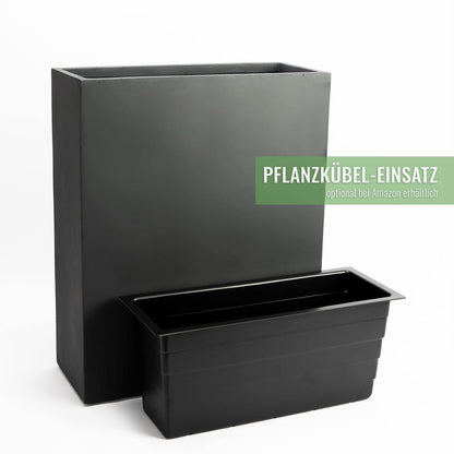 Pflanzwerk Pflanzkübel Divider Anthrazit 72x60x25 cm frostbeständig