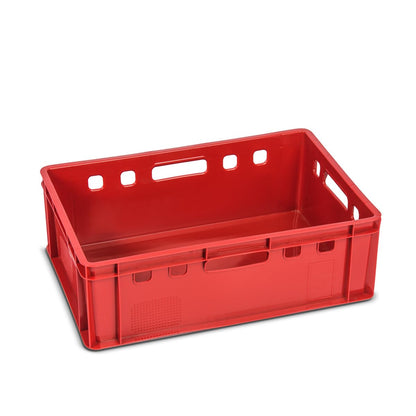 Gardivo E2 Eurobox rot 5 Stück 60x40x20 cm HDPE lebensmittelecht