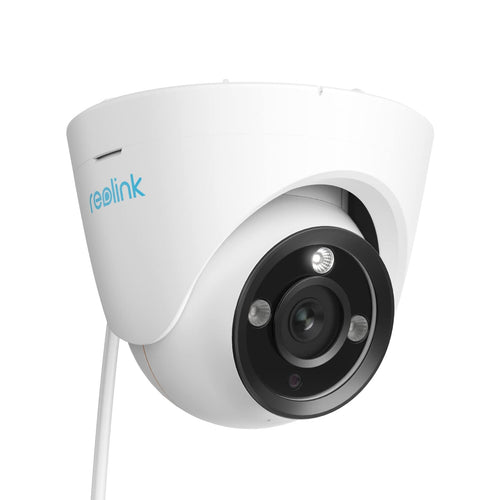 Reolink 12MP PoE IP Überwachungskamera Aussen Dome – Weiss. Weisse Dome-Kamera zur PoE-gestützten IP-Videoüberwachung im Aussenbereich.