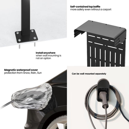 Maclean MCE456 Ständer für EV- und PHEV-Ladegeräte, bis 15 kg