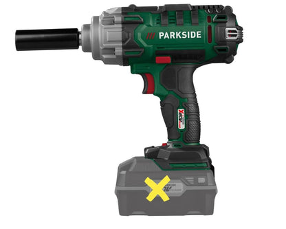 PASSK 20V Lithium-Ionen Akku-Bohrschrauber – Modell A1. Pistolenförmig, schwarz-rot. Bohrt und schraubt in Holz, Metall.