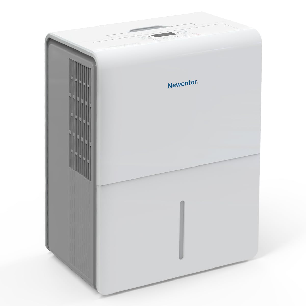 Newentor Luftentfeuchter 25L/24h für 80m², 295W, mit Ablaufschlauch und abnehmbarem Filter
