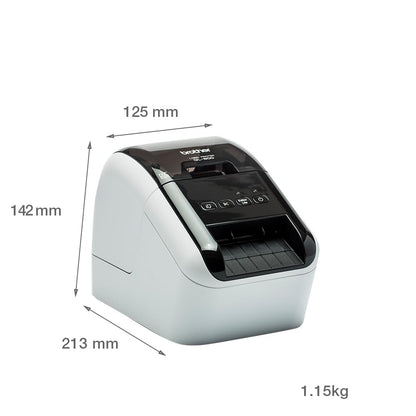 Brother QL-800 Thermo-Etikettendrucker – Rot-Schwarz-Druck