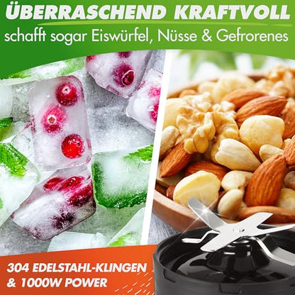 NUTRI-BLENDER Smoothie-Maker Mixer – 1000 Watt, to go
