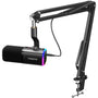 MAONO PD100XS Dynamisches XLR-USB Streaming Mikrofon mit Arm, schwarz, zylindrisch, am Schwenkarm. Optimal für Streaming & Podcasts.