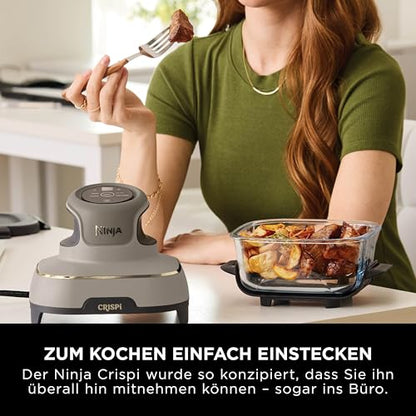 Ninja CRISPi Tragbare Heissluftfritteuse 3.8L Stone Gold FN101EUSTGD