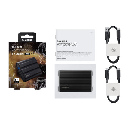 Samsung Portable SSD T7 Shield Externe SSD - 4 TB Schwarz
