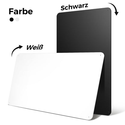 LYZZXI Magnettafel 50x80 cm, weiss – Magnetwand für Fotos und Magnete