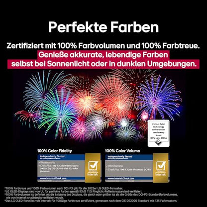 LG OLED48C5ELB – 4K OLED evo AI Smart Fernseher 48 Zoll