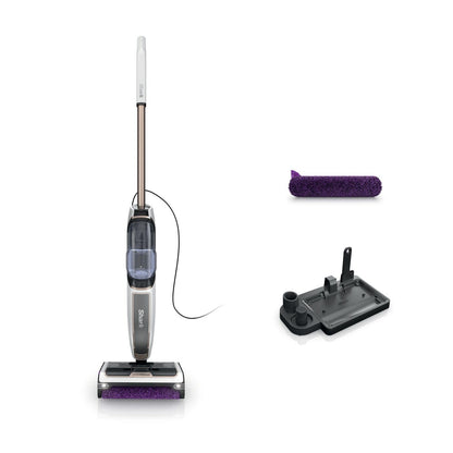 Shark SteamPickUp SD200EU 3-in-1 Dampfreiniger - Weiss. Weißes, aufrechtes Gerät reinigt und entkeimt Böden und Oberflächen mit heißem Dampf.