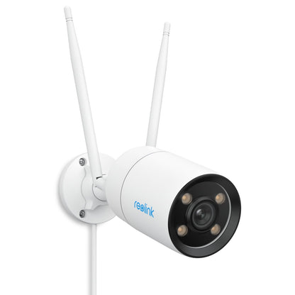 Reolink CX410W WLAN-Aussenkamera - ColorX Nachtsicht 4MP. Weisse Überwachungskamera. Bietet Farbnachtsicht für Aussenbereich.