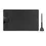 HUION HS610 Grafiktablett – Arbeitsfläche 25.4 x 15.8 cm: Schwarzes, rechteckiges Tablet zur präzisen digitalen Stifteingabe für Zeichnen, Design.