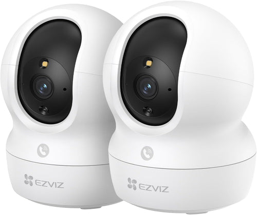 EZVIZ CP1 Pro 2K WLAN-Überwachungskamera für innen, 360°, 2er-Pack, schwenk- und neigbar