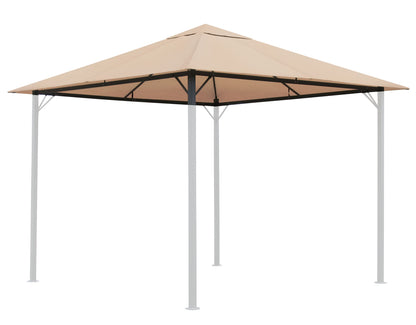 QUICK STAR Ersatzdach für Gartenpavillon 3x3 m in Sand, Dachbespannung aus Polyester