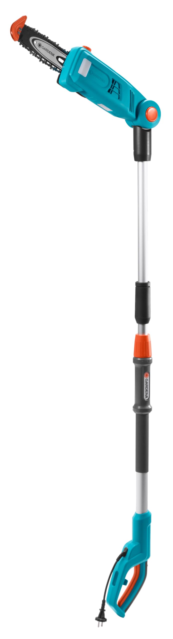 Gardena Teleskop-Hochentaster TCS Li-720/20 Astsäge - 20cm Schwert, orange-grau. Zum Sägen hoher Äste.