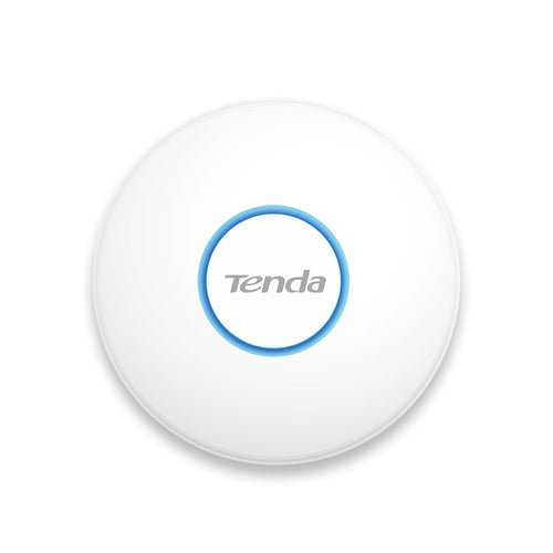 Tenda i27 AX3000 WiFi 6 Access Point mit PoE, Dualband. Weißer, kompakter AP. Bietet schnelles WiFi 6 über PoE.