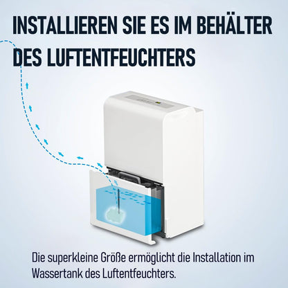 MSKOTOAS Mini-Tauchpumpe JN206, automatisch, 280 l/h, 2,5 m Förderhöhe