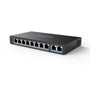 Reolink RLA-PS1 PoE-Switch mit 8 Ports und 2 Gigabit-Uplinks, 120 W
