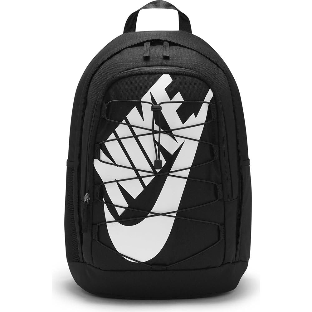 Nike Hayward Rucksack in Schwarz, 26 Liter, DV1296-010 mit Kordelzug und NIKE-Logo