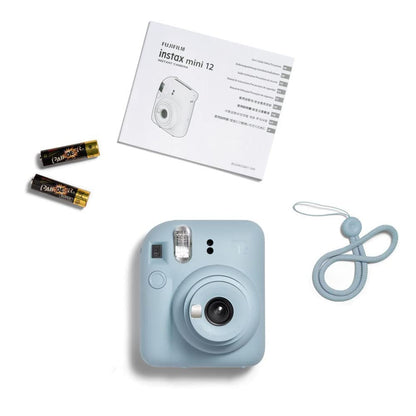 Fujifilm INSTAX Mini 12 Sofortbildkamera Pastellblau, 40 Aufnahmen