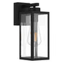 K-Bright Aussenwandleuchte Laterne IP65, schwarz, E27, max. 40 W zur Wandmontage an Terrasse und Hauseingang
