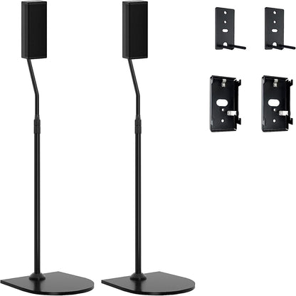Bose Höhenverstellbarer Lautsprecherständer mit Slideconnect. Schwarzer Standfuß für flexible Lautsprecherpositionierung.