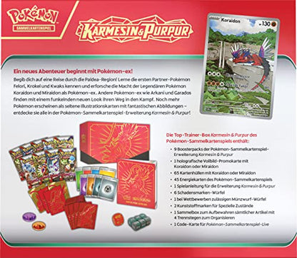 Pokémon: Top-Trainer-Box Karmesin & Purpur – Koraidon