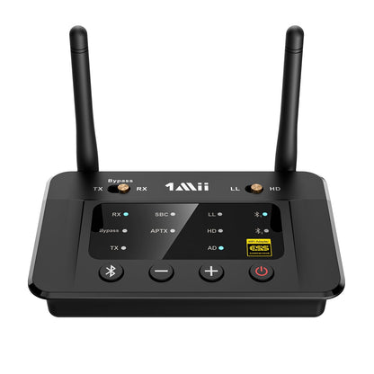1Mii B03Pro, ein kompaktes Gerät. Bluetooth Transmitter und Empfänger für TV und HiFi mit AptX HD Audio.