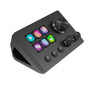 Basicolor N3 Stream Controller Deck mit 6 LCD-Makrotasten, 3 Drehreglern und 3 Szenentasten