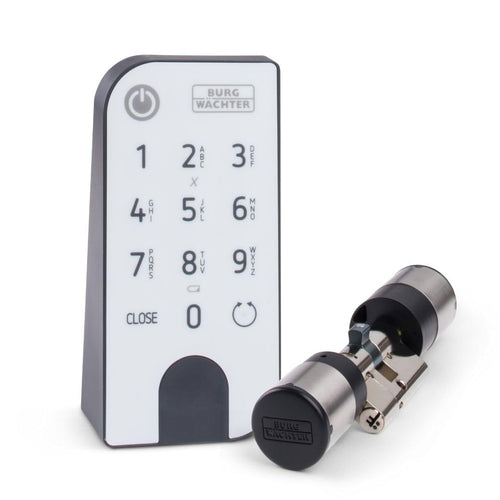 BURG-WÄCHTER ENTRYeasy 7601 PIN Türschloss mit Keypad - Schwarz. Mit Zifferntasten zur PIN-Zutrittssteuerung an Türen.